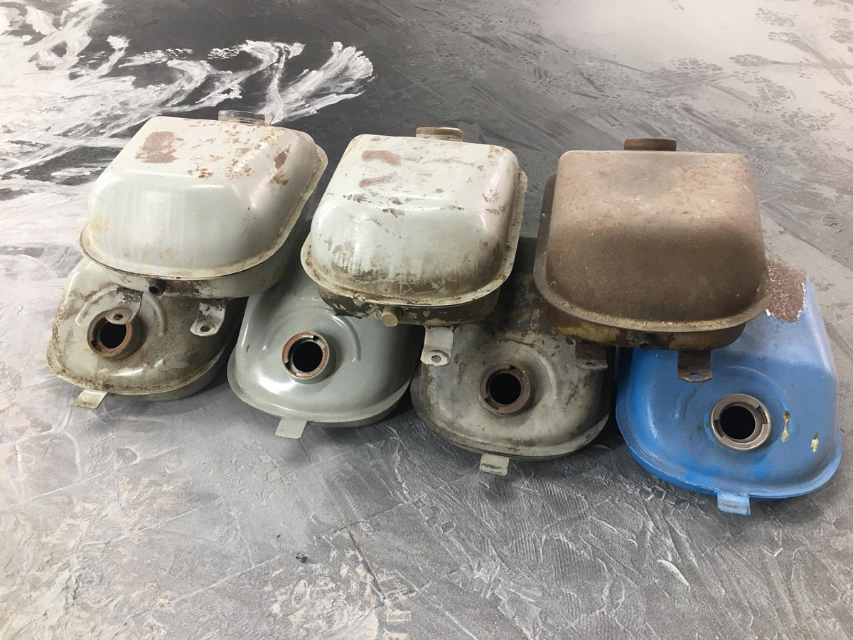 SIMSON Schwalbe Tank vorher